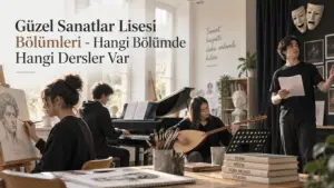 Güzel Sanatlar Lisesi Bölümleri - Hangi Bölümde Hangi Dersler Var