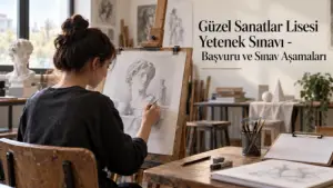 Güzel Sanatlar Lisesi Yetenek Sınavı - Başvuru ve Sınav Aşamaları