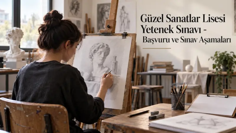 Güzel Sanatlar Lisesi Yetenek Sınavı - Başvuru ve Sınav Aşamaları