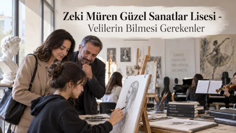 Zeki Müren Güzel Sanatlar Lisesi - Velilerin Bilmesi Gerekenler